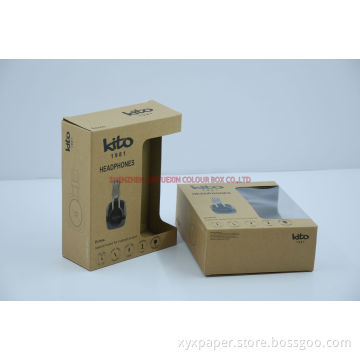 Recycled Paper Box with PVC Window (XYX-N4001)